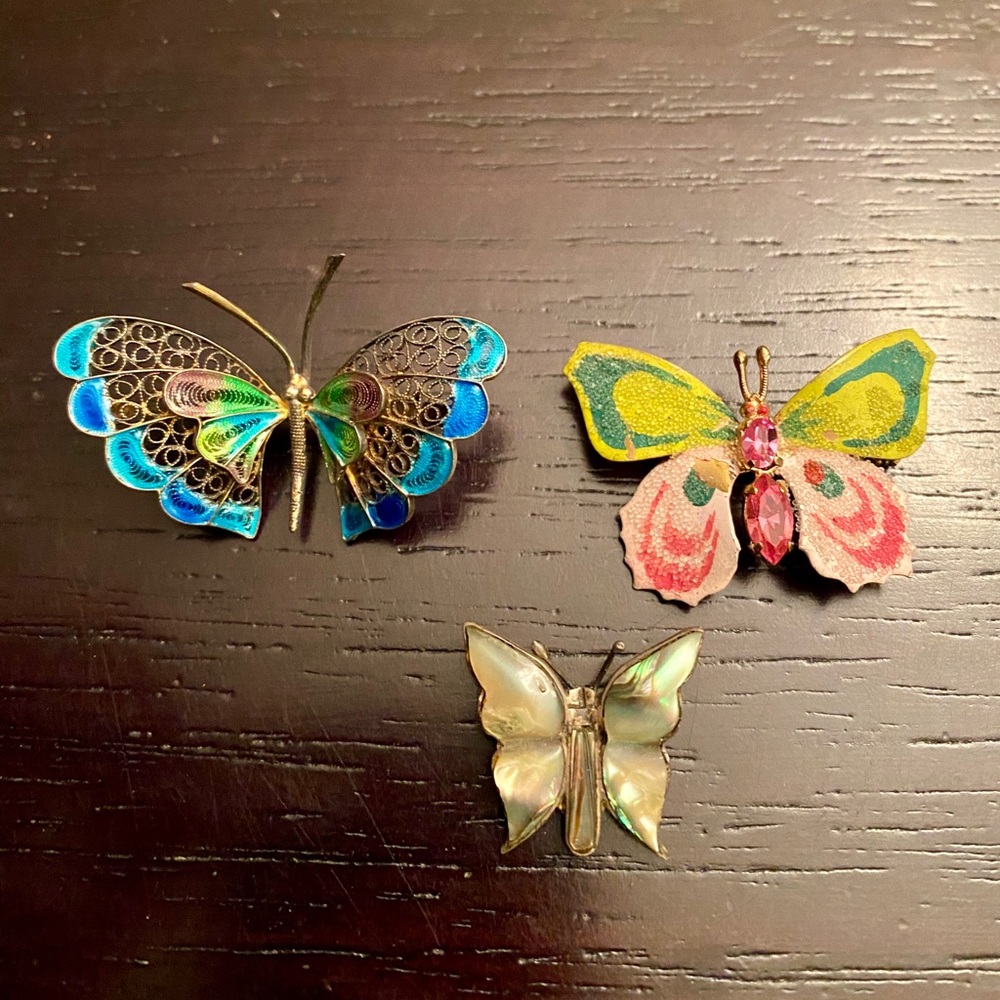 Vintage Butterfly Pins